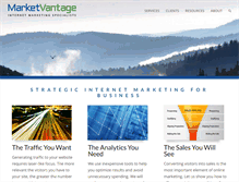 Tablet Screenshot of marketvantage.com